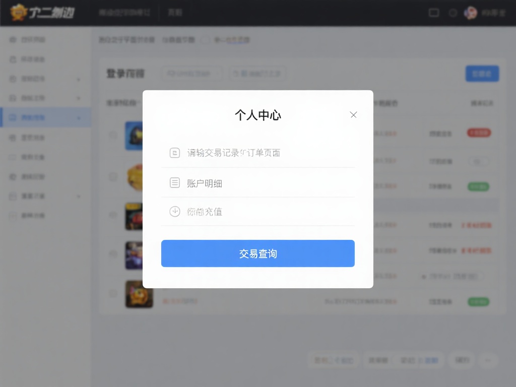 进入交易记录或订单页面
登录后，在页面顶部或侧边