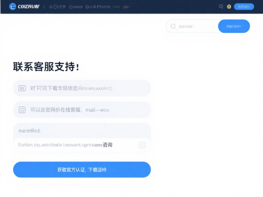 联系客服支持：如果对下载地址有疑问，可以通过官网提