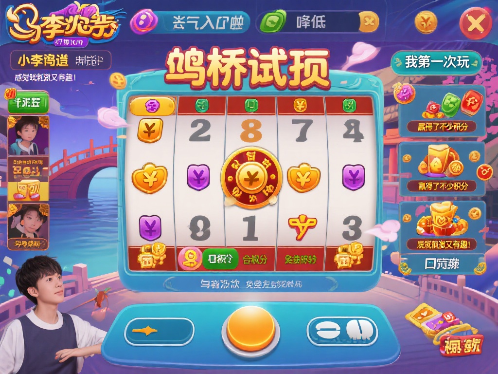 对于初次接触Slot游戏的玩家来说，鹊桥试玩的操作